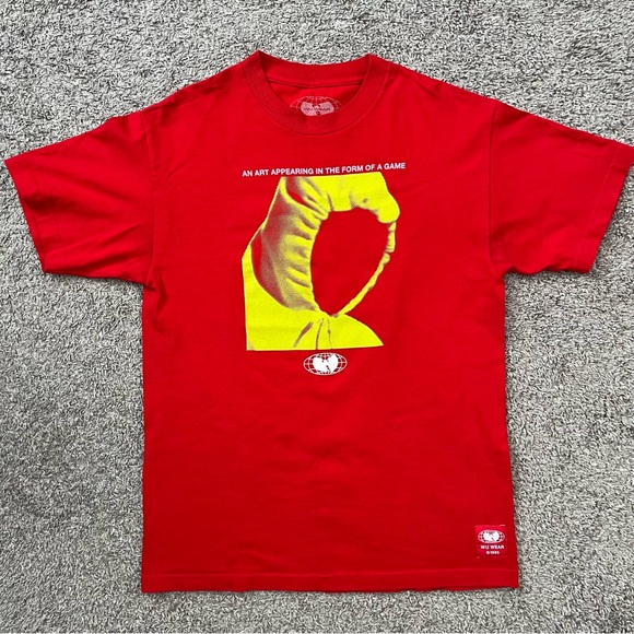 🔴Wu-Tang Shirt Size Medium Mystery Chessboxin WuTang Rza Gza Wu-Wear Red